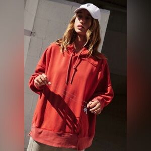 NWOT Free People sprint to the finish hoodie - Large